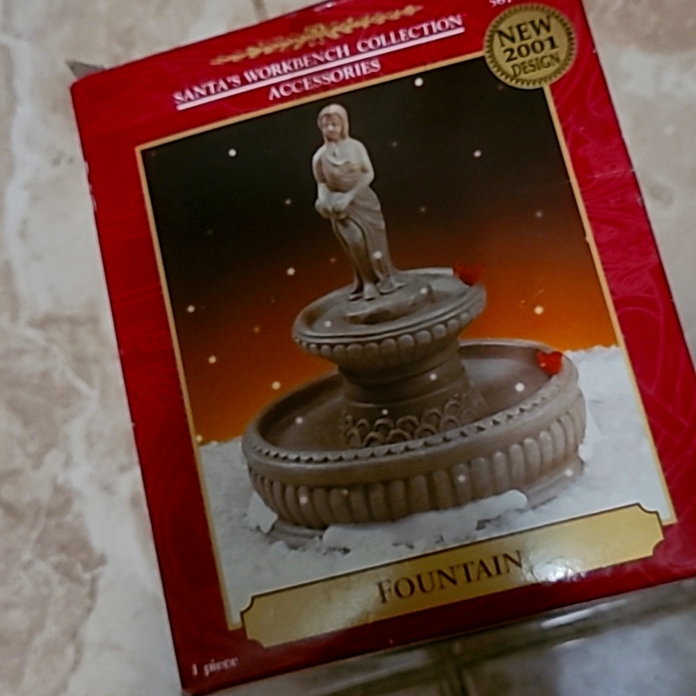 2001 Santa's Workbench Fountain